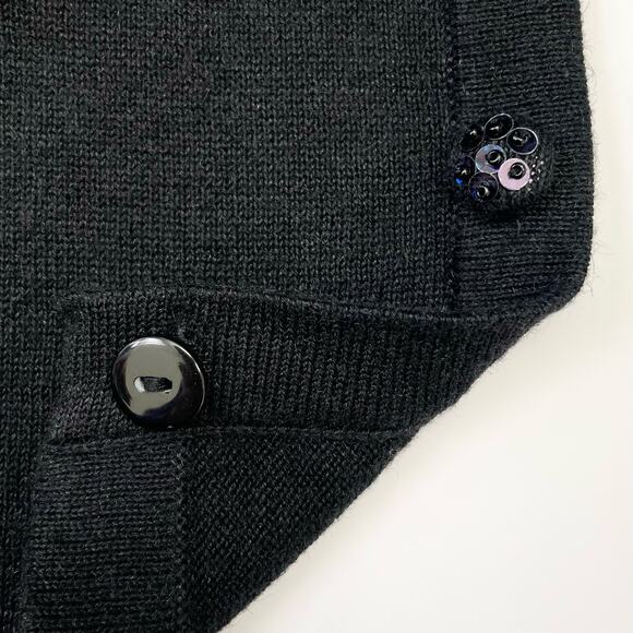 Jack B. Quick Sequin Beaded Embroidered Rose Cardigan - Picture 8 of 8